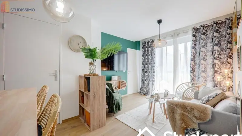 Studio meublé 11m² Villeurbanne - Meublé, DPE A - Photo 4