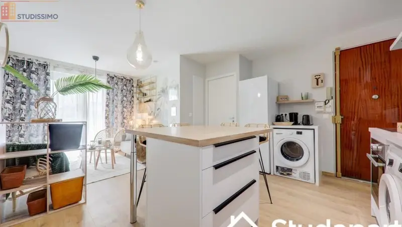Studio meublé 11m² Villeurbanne - Meublé, DPE A - Photo 1