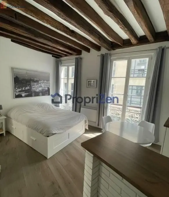 Studio meublé 20m² Paris 2e - Meublé, 2e étage - Photo 4