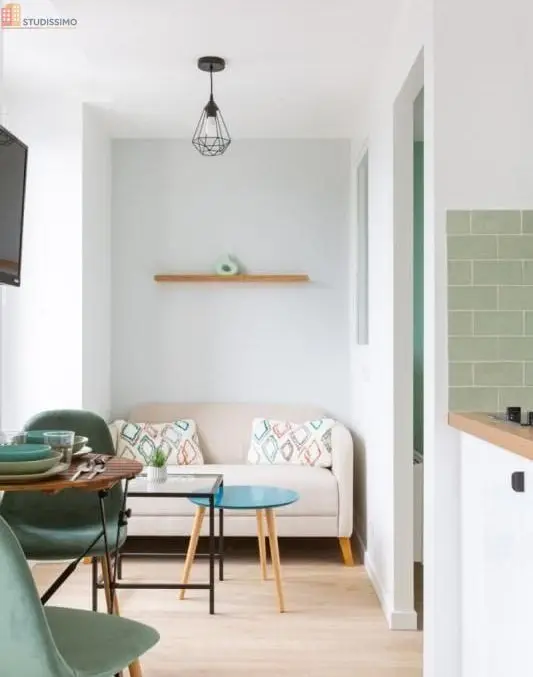 Studio meublé 18m² Paris 18e - Meublé, 2e étage - Photo 1