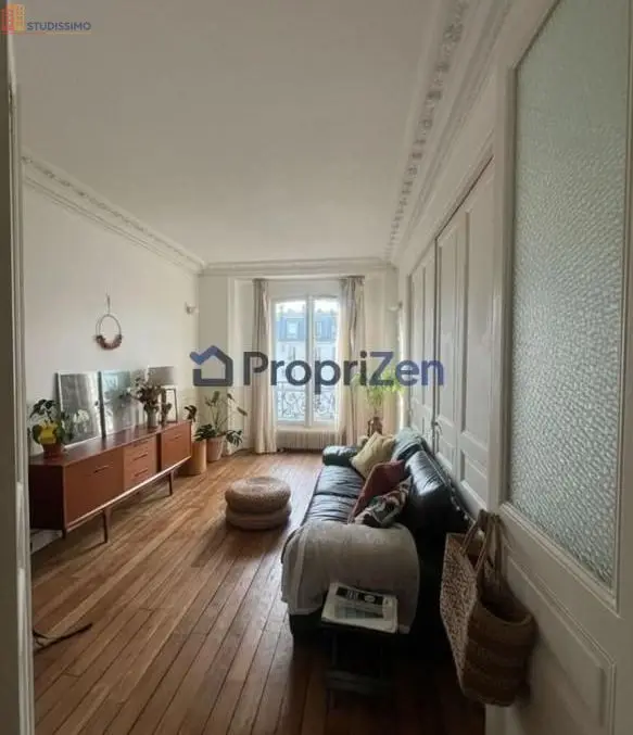Studio meublé 12m² Paris 20e - 4e étage, lumineux - Photo 2