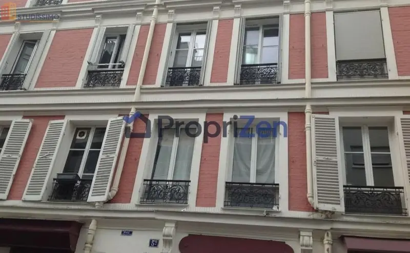 Studio 19m² Paris 11e - Meublé, 4e étage - Photo 2