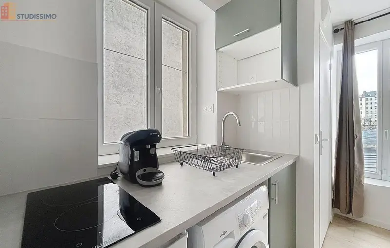 Studio meublé 21m² Paris 18e - Meublé, 2e étage - Photo 14