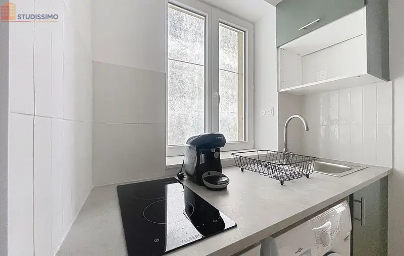 Studio meublé 21m² Paris 18e - Meublé, 2e étage - Photo 9