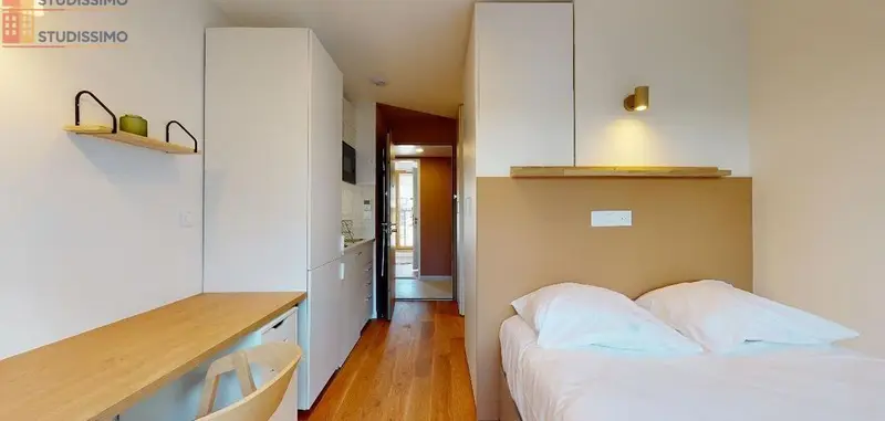 Studio meublé 15m² Paris 17e - Étage élevé, lumineux - Photo 7