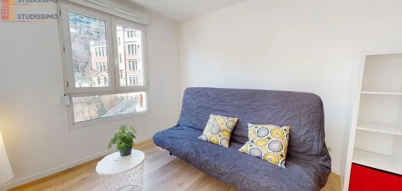 Studio 21m² Lyon 4e - Meublé, 4e étage - Photo 7