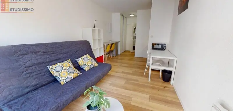 Studio 21m² Lyon 4e - Meublé, 4e étage - Photo 6