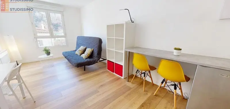 Studio 21m² Lyon 4e - Meublé, 4e étage - Photo 5