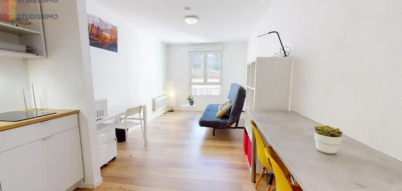 Studio 21m² Lyon 4e - Meublé, 4e étage - Photo 4