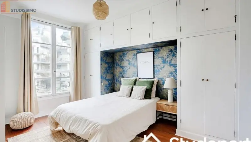 Studio meublé 9m² Paris 15e - Calme, lumineux - Photo 2