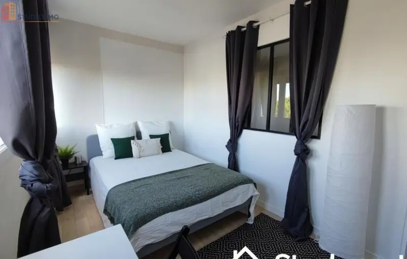 Studio 11m² Paris 19e - Meublé, situé au 7e étage - Photo 2