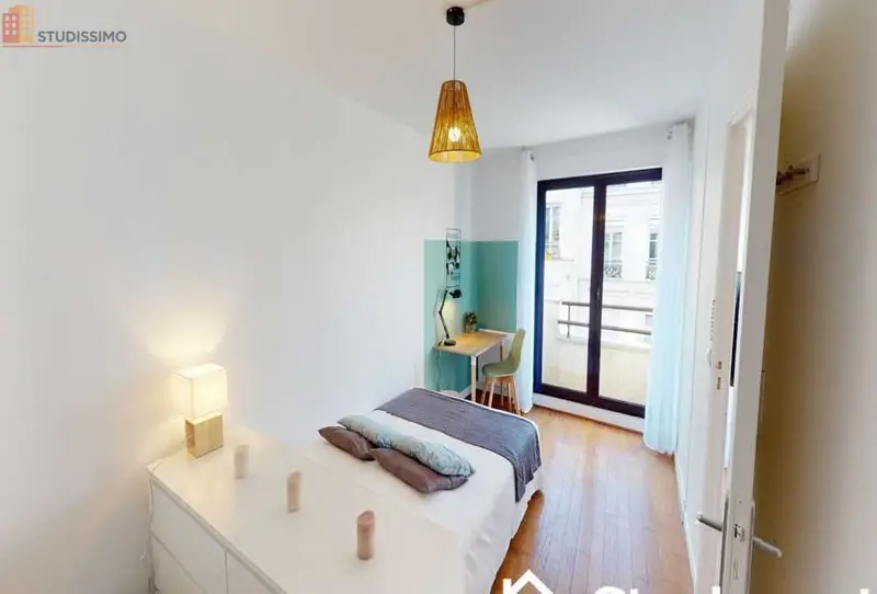Studio meublé 12m² Paris 15e - Chambre individuelle, 4e étage - Photo 2