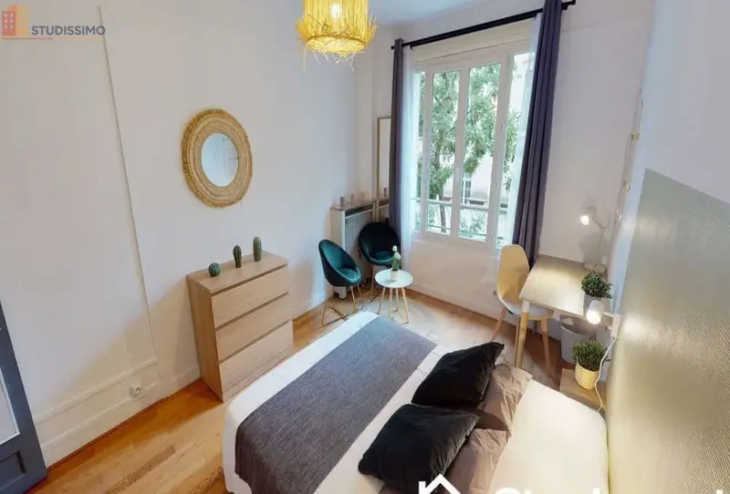 Studio meublé 14m² Paris 15e - Calme, lumineux - Photo 2