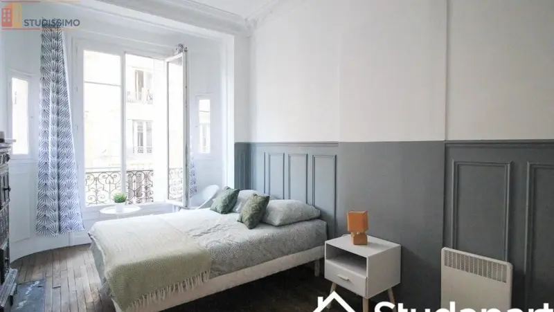 Studio meublé 13m² Paris 18e - Charmant, lumineux - Photo 4