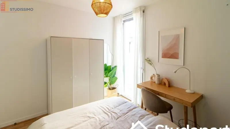Studio meublé 10m² Paris 19e - Calme, lumineux - Photo 2