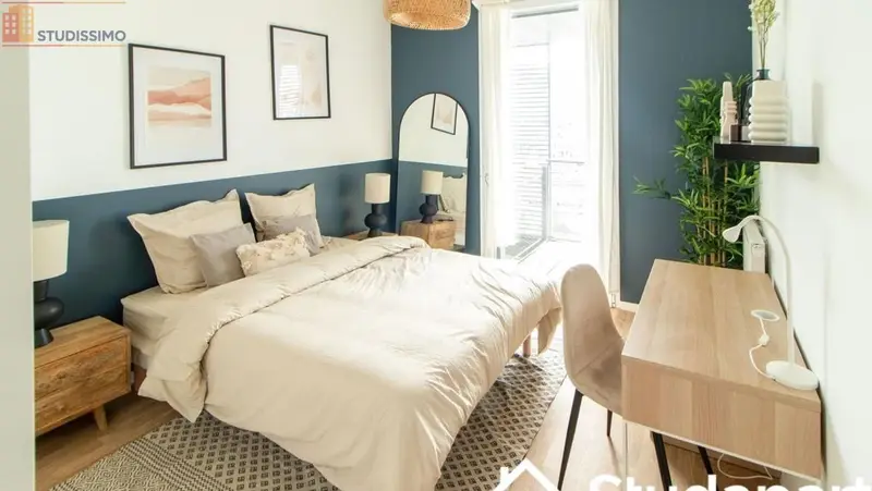 Studio meublé 10m² Paris 19e - Calme, lumineux - Photo 1