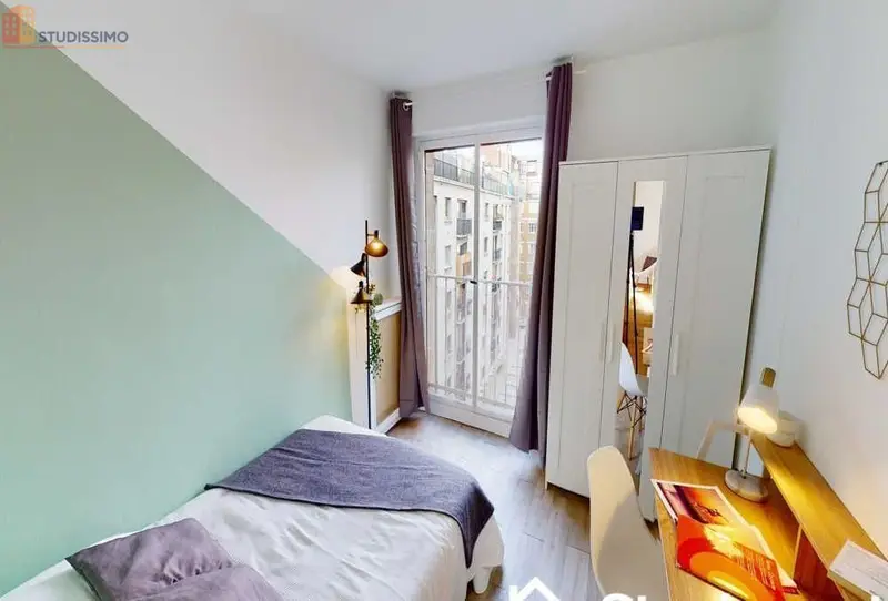 Studio meublé 10m² Paris 17e - Calme, 6e étage - Photo 9