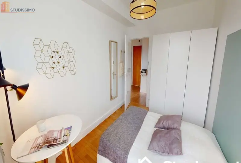 Studio meublé 12m² Paris 15e - Étage élevé, lumineux - Photo 6
