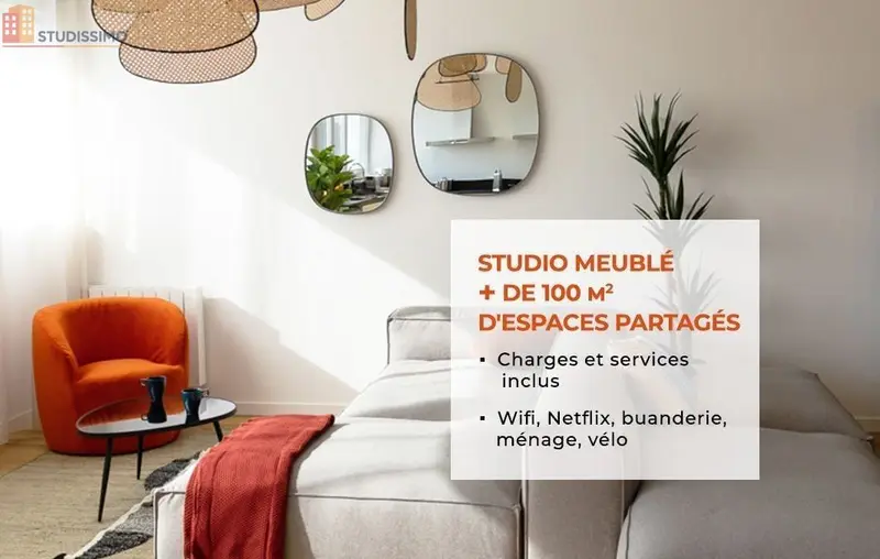 Studio 21m² Bron - Meublé, 4ᵉ étage - Photo 9