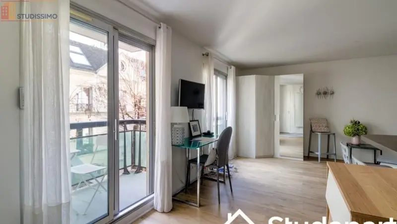 Studio meublé 30m² Paris 17e - Lumineux, 2e étage - Photo 1