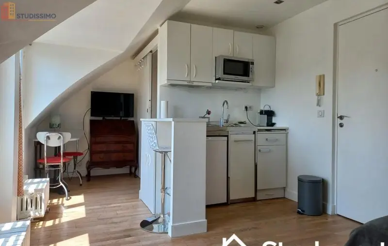 Studio meublé 26m² Paris 17e - Lumineux, étage élevé - Photo 4