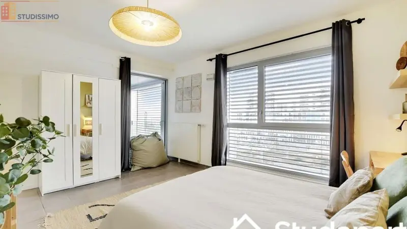 Studio meublé 12m² Paris 19e - Lumineux, 5e étage - Photo 5
