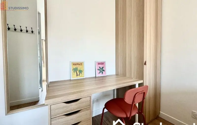 Studio meublé 11m² Paris 17e - Étage élevé, lumineux - Photo 6