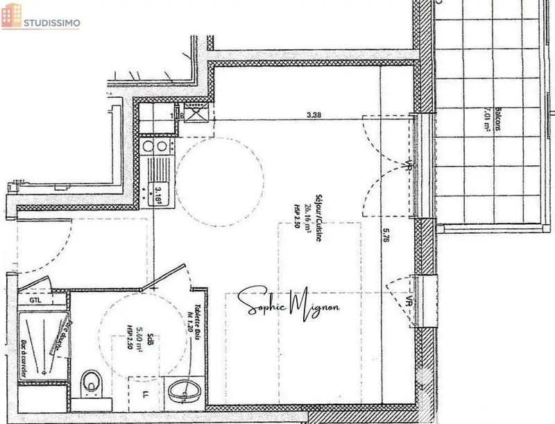 Studio 32m² Biscarrosse - 1er étage, DPE C - Photo 2