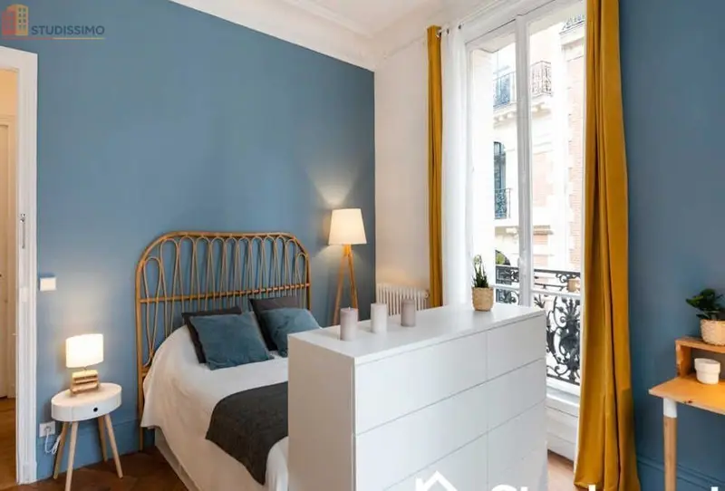 Studio meublé 17m² Paris 16e - Calme, lumineux - Photo 3