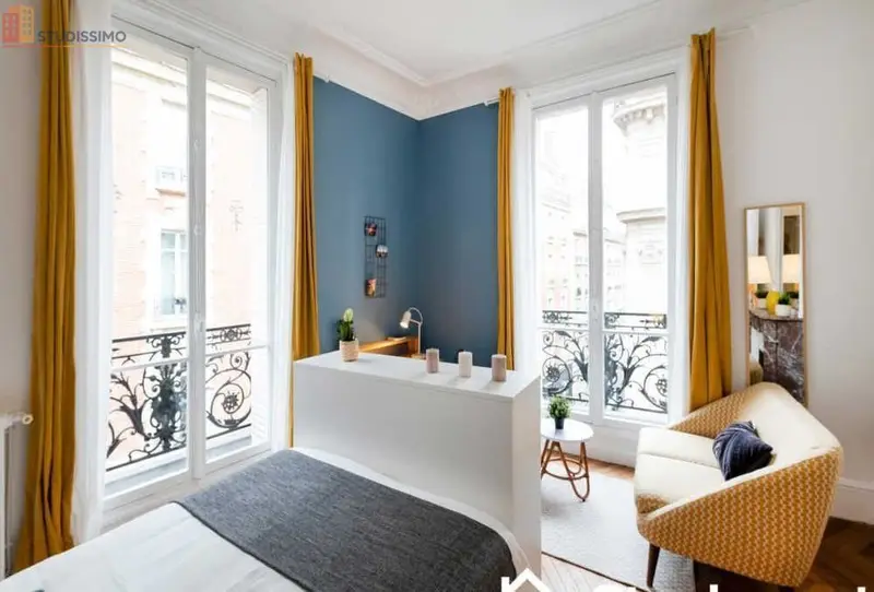 Studio meublé 17m² Paris 16e - Calme, lumineux - Photo 2