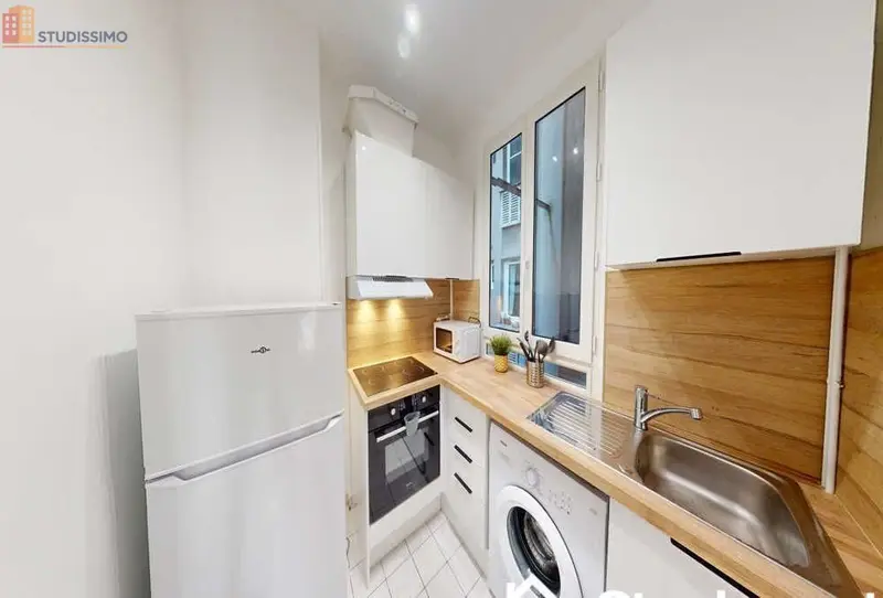 Studio 9m² Paris 18e - Meublé, calme - Photo 1