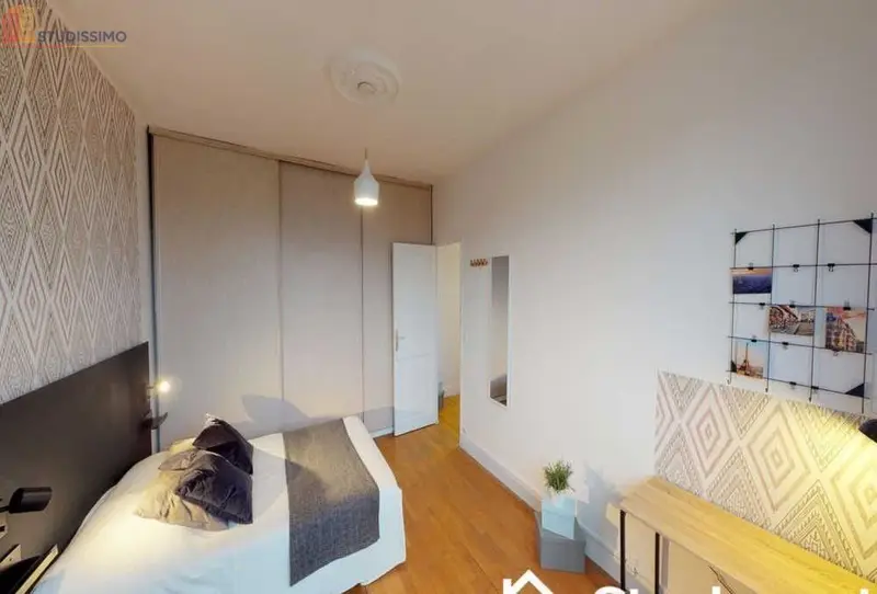Studio meublé 18m² Paris 17e - 5e étage, lumineux - Photo 8
