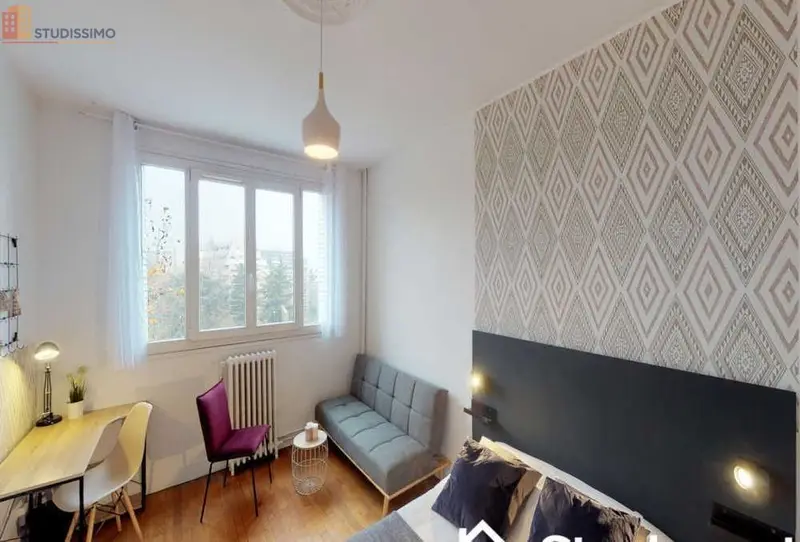 Studio meublé 18m² Paris 17e - 5e étage, lumineux - Photo 5