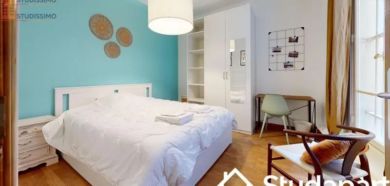 Studio meublé 12m² Paris 10e - Calme, lumineux - Photo 1