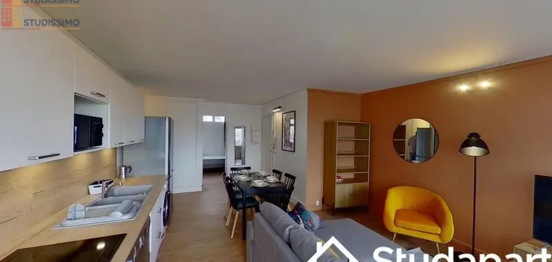 Studio meublé 11m² Paris 20e - Lumineux - Photo 8