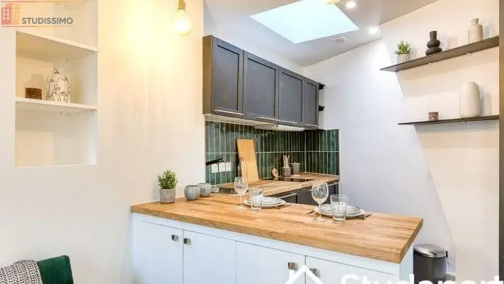 Studio 22m² Paris 8e - Meublé, lumineux - Photo 3