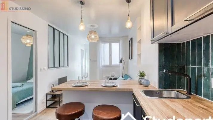 Studio 22m² Paris 8e - Meublé, lumineux - Photo 2