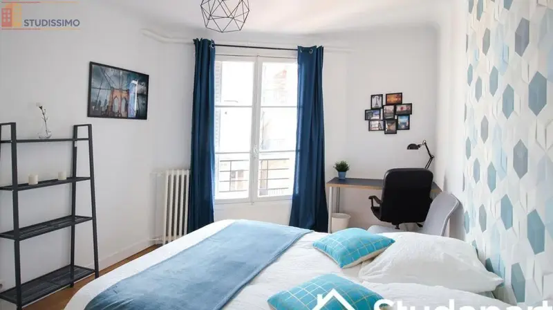 Studio meublé 15m² Paris 16e - Lumineux, étage élevé - Photo 2