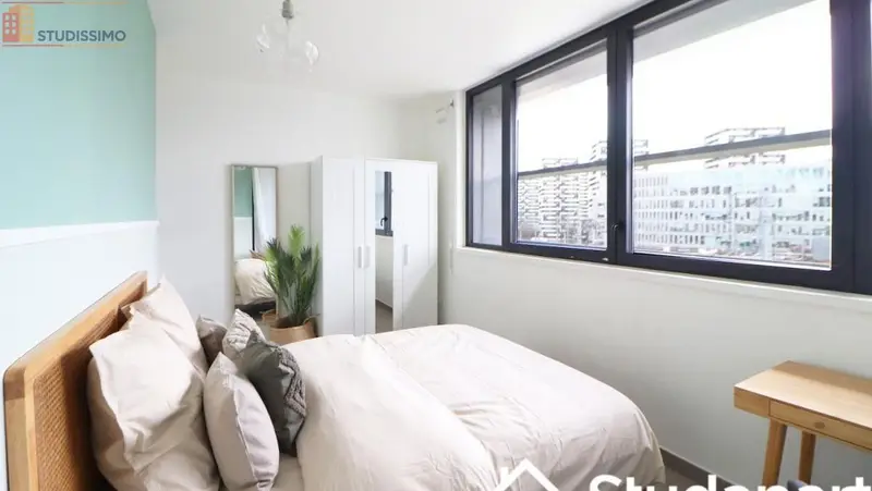 Studio meublé 13m² Paris 19e - Meublé, lumineux - Photo 2