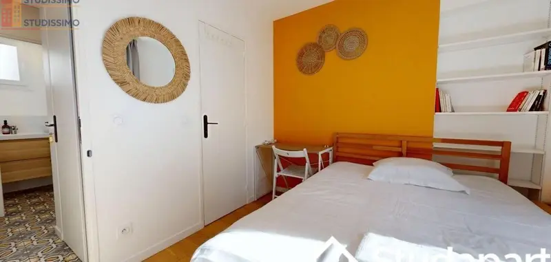 Studio meublé 9m² Paris 18e - Calme, lumineux - Photo 9
