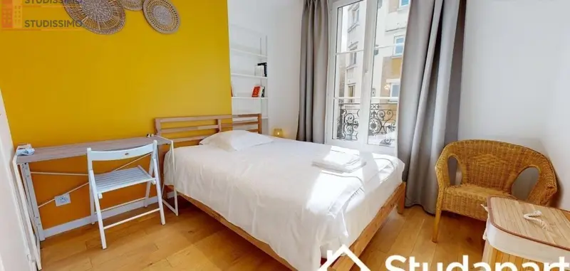 Studio meublé 9m² Paris 18e - Calme, lumineux - Photo 8