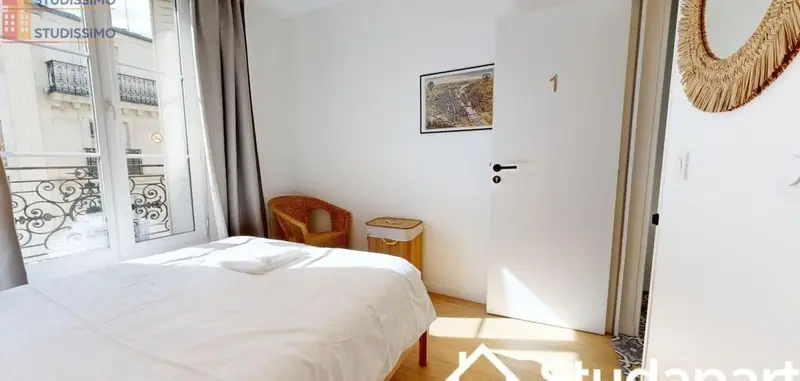 Studio meublé 9m² Paris 18e - Calme, lumineux - Photo 5