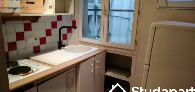 Studio meublé 12m² Paris 5e - Meublé, 4e étage - Photo 1