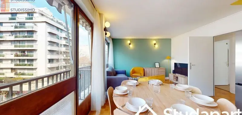 Studio meublé 10m² Paris 13e - Calme, lumineux - Photo 2