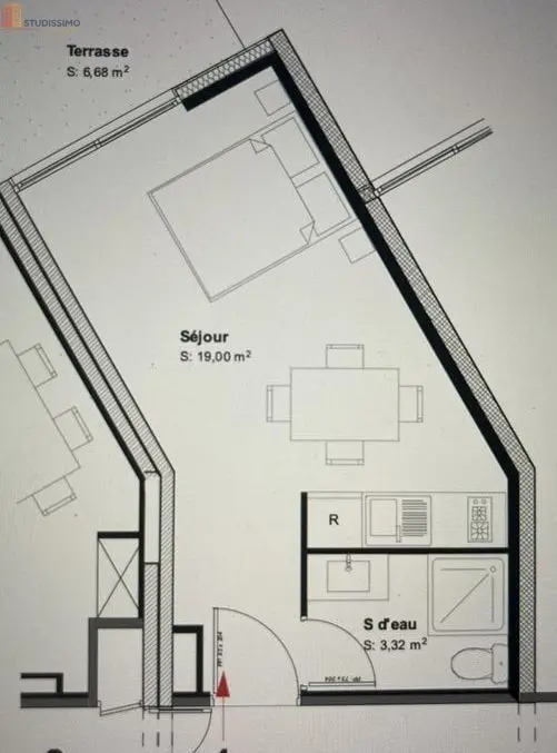 Studio 22m² Saint-Paul-lès-Dax - DPE D, calme - Photo 2