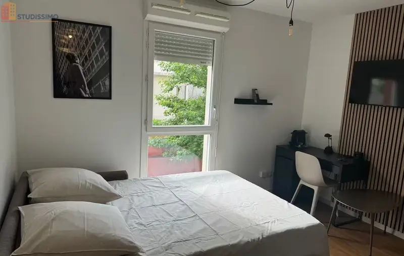 Studio 20m² Villeurbanne 69100 - Meublé, pour étudiant - Photo 2