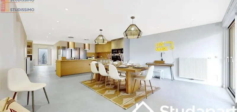 Studio meublé 12m² Oullins-Pierre-Bénite - Meublé, DPE A - Photo 4