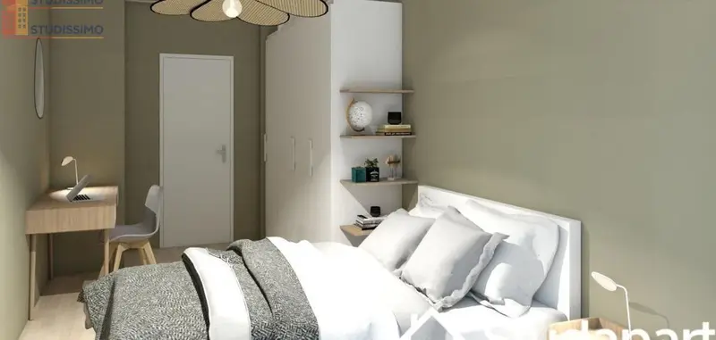 Studio meublé 11m² Lyon 7e - Calme, lumineux - Photo 4