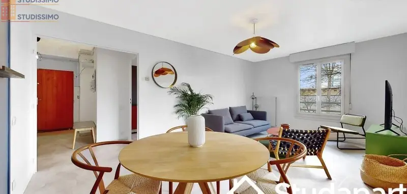 Studio meublé 11m² Lyon 3e - Calme, lumineux - Photo 3