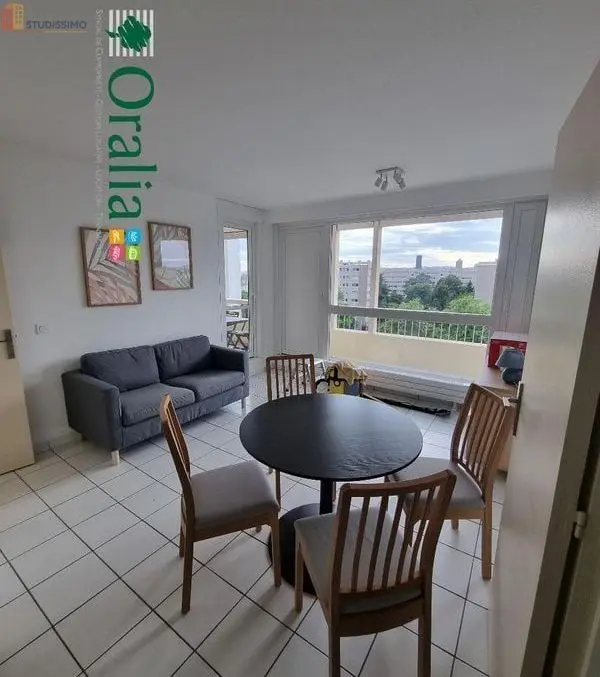Studio meublé 33m² Villeurbanne - Lumineux, étage élevé - Photo 10